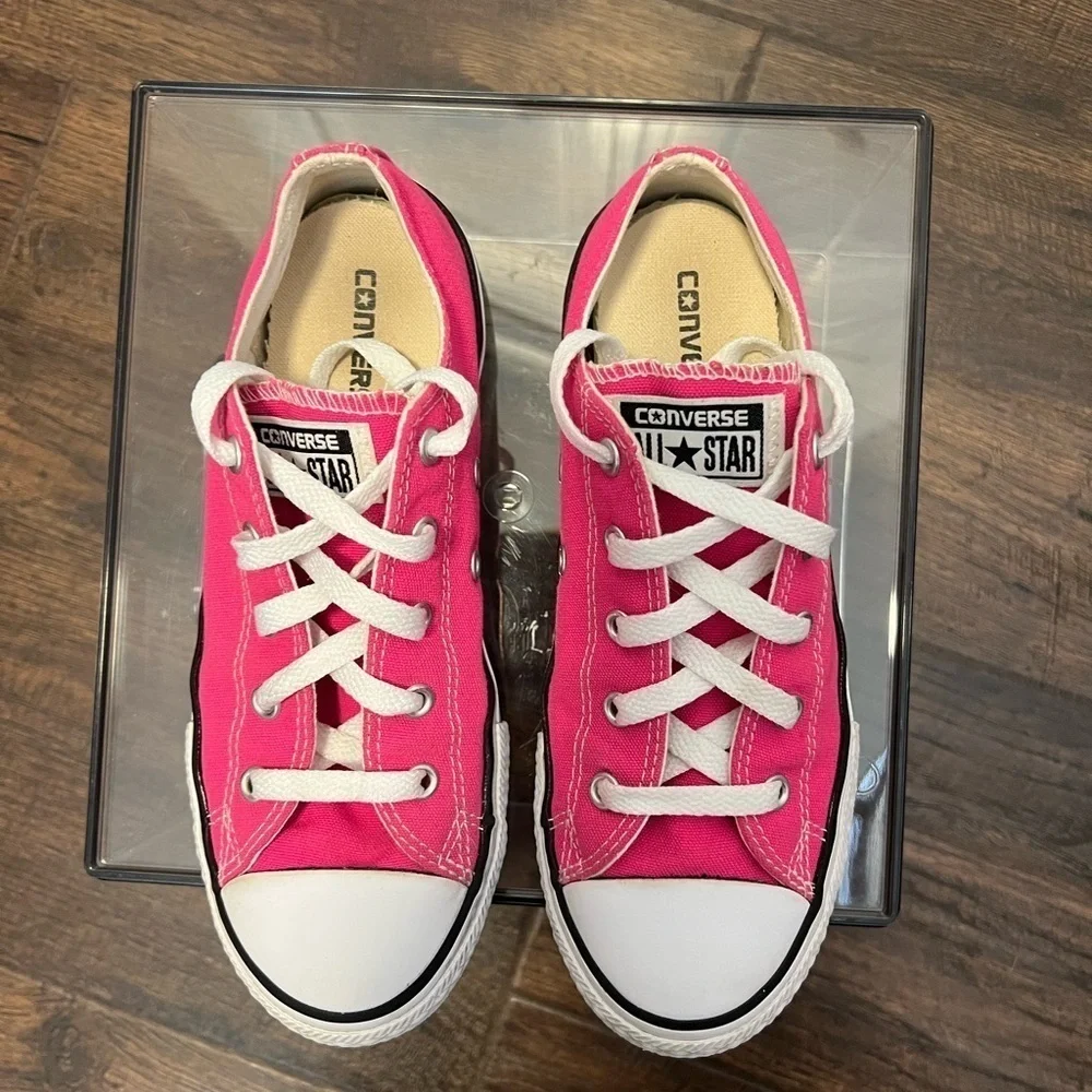 Converse All-Star Low-Top Sneakers Size Youth 3 Color Pink